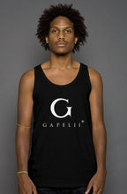 Load image into Gallery viewer, Gapelii Cotton Tank Top Black (Logo White)