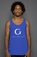 Load image into Gallery viewer, Gapelii Cotton Tank Top Royal (Logo White)
