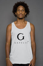 Load image into Gallery viewer, Gapelii Cotton Tank Top Silver (Logo Black)